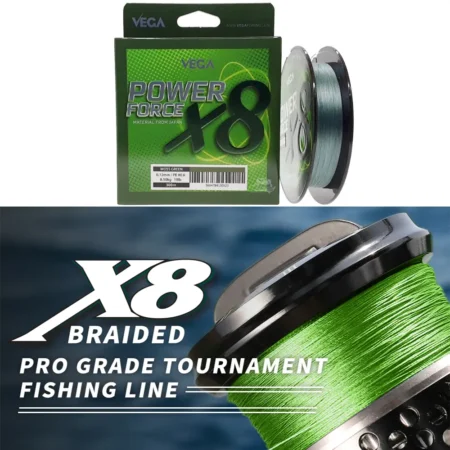 vega power force x8 moss green 300 meter