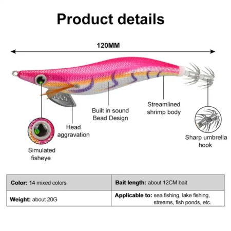 Appât de calmar avec oeil 3d – Image 2