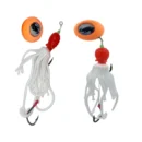 Tai Rubber Jig Fishing Dzlures white body