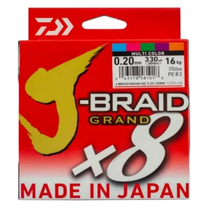 Daiwa J Braid X8 Grand Multicolour 300M
