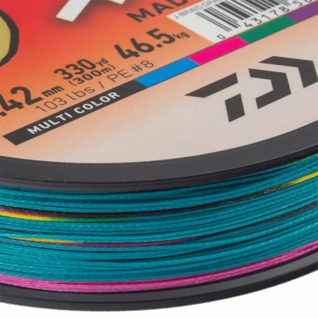 Daiwa J-Braid X8 Grand Multicolour – 300M alt2