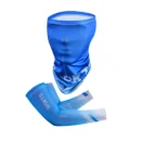 UV Protection Cooling Arm Sleeves Blue