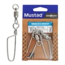 Émerillon à roulement à billes en acier inoxydable Mustad Demon-alt7
