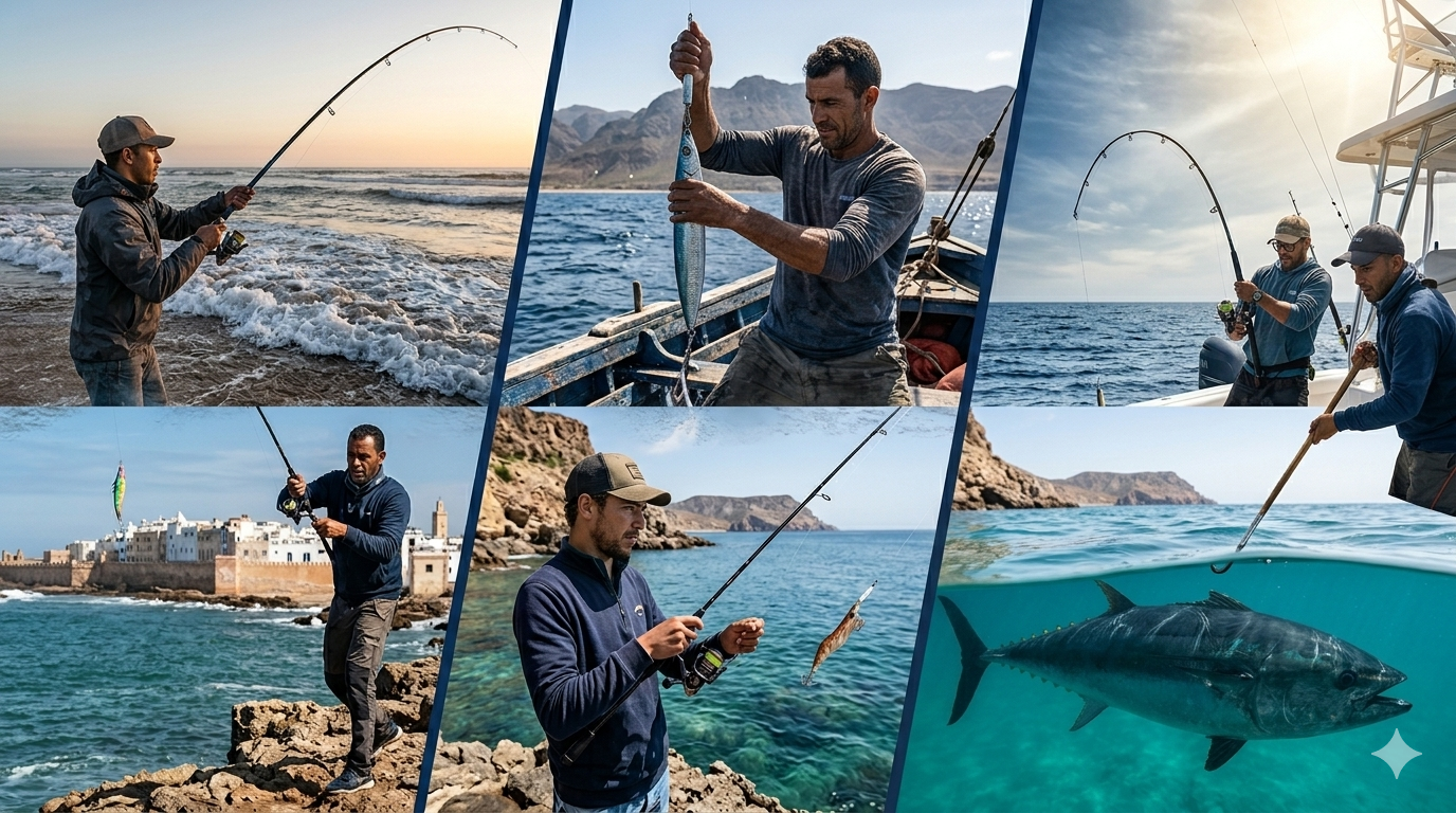 Top 5 des techniques de pêche les plus efficaces au Maroc