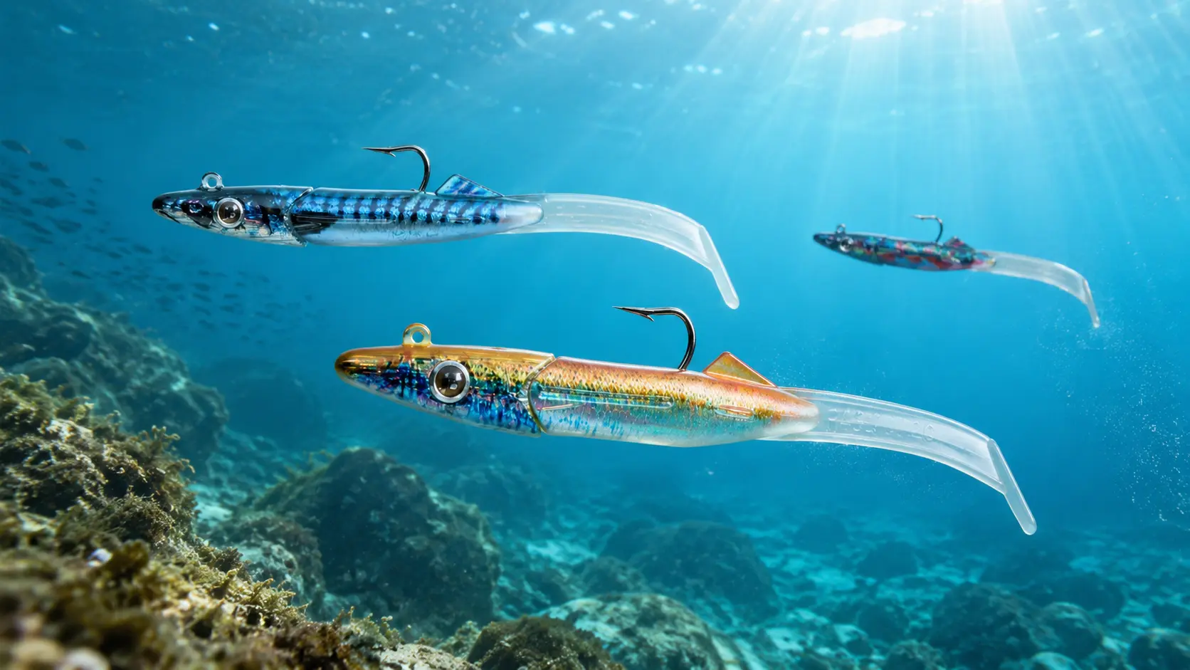 Pêche au leurre souple Raglou Hybrid 4.5 g ou 14.5 g